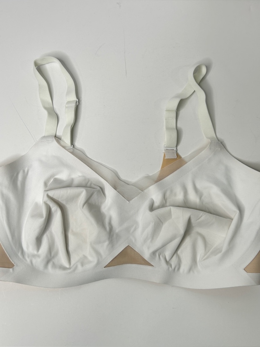 Honeylove CROSSOVER WIRELESS BRA SAND Nude XL Extra Large 38D/DD